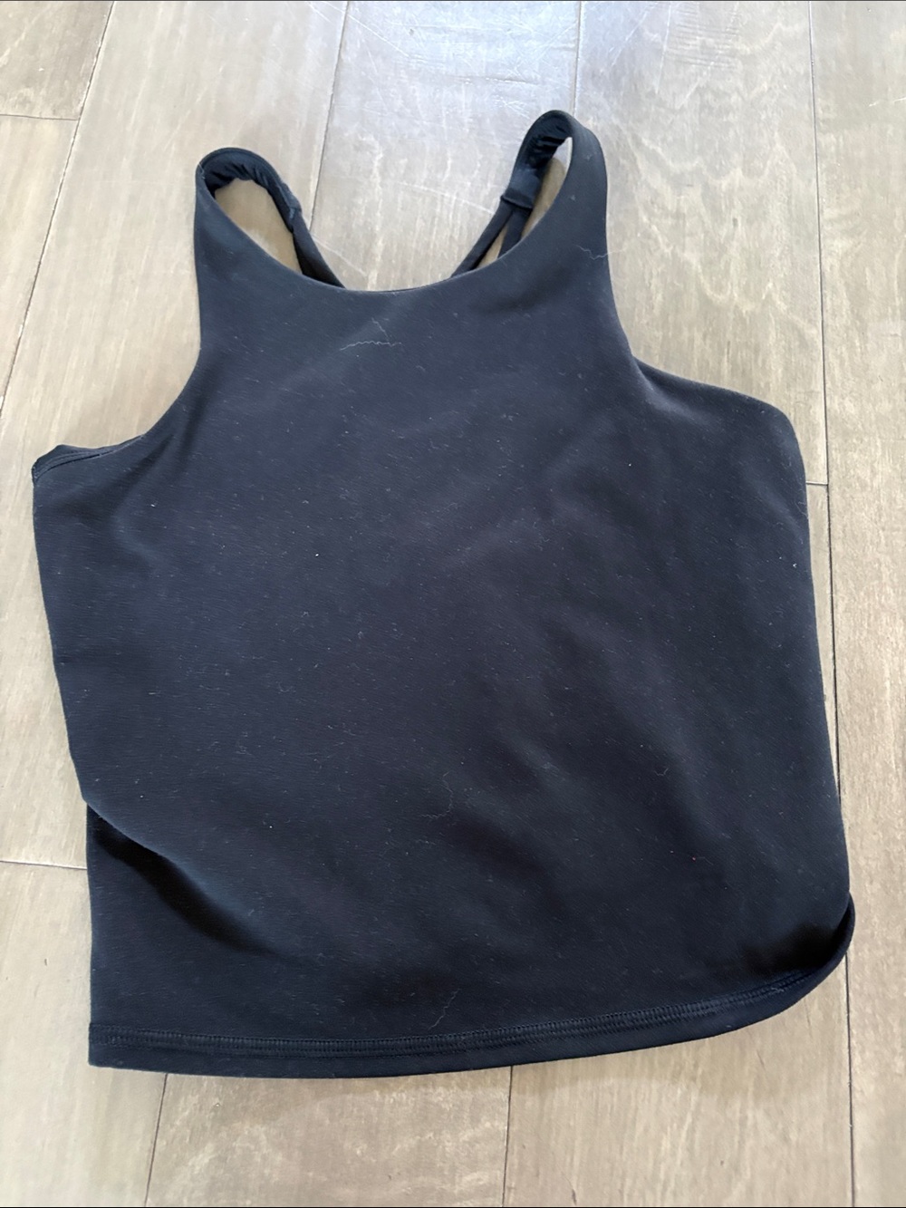 all in motion Black Racerback Tank Top